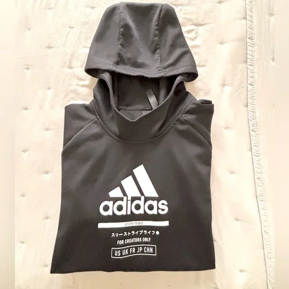 Adidas Black Hoodie Adidas  Men's Game and Go Pullover Hoodie size M - Picture 3 of 15